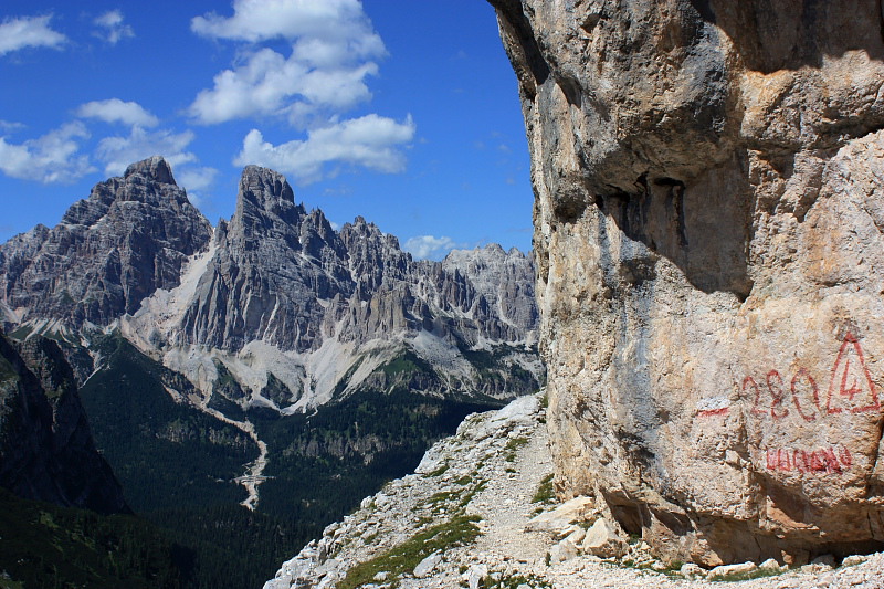 Nel gruppo del Sorapss (Dolomiti)